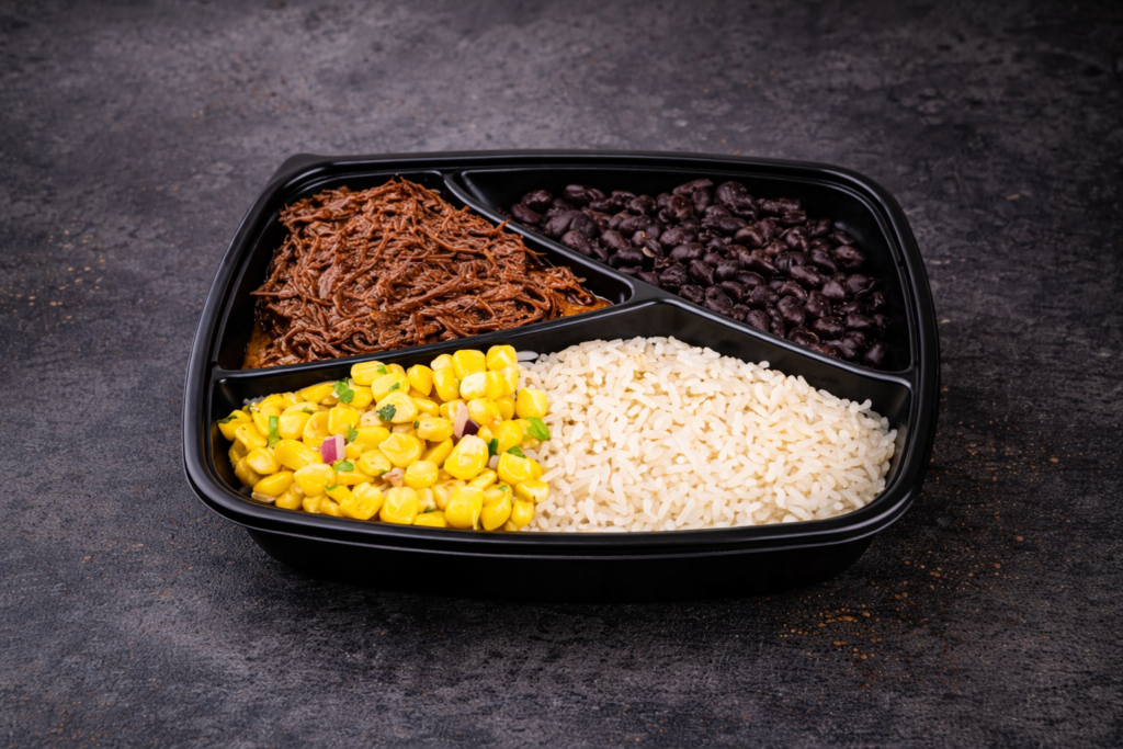 Spicy Pulled Beef Rice Bowl